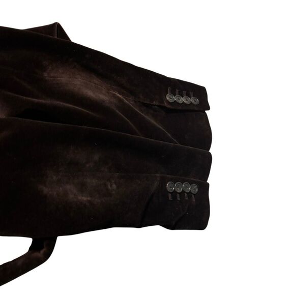 J. Crew Brown Velvet Schoolboy Blazer Women’s Size Small Flap Pocket Trim Stitch - Picture 7 of 8